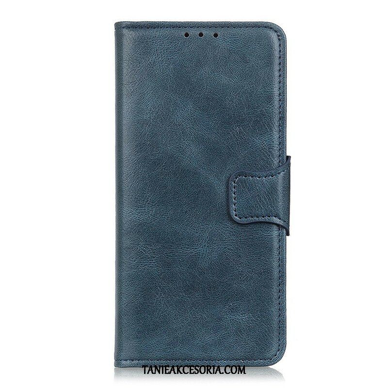 Etui Folio do OnePlus Nord 2 5G Dwustronne Zapięcie Z Efektem Skóry