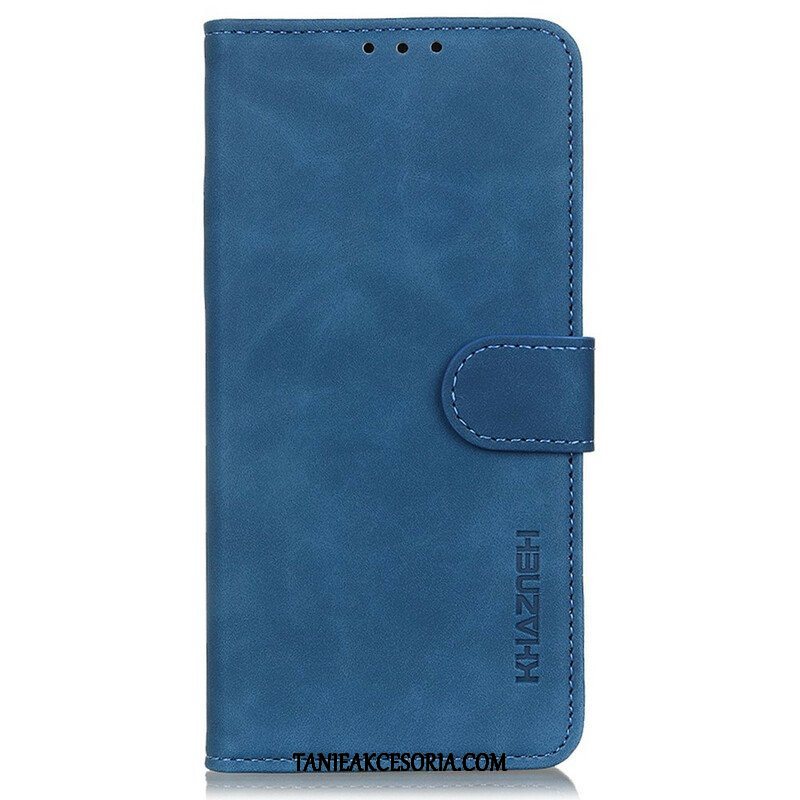 Etui Folio do OnePlus Nord 2 5G Matowy Efekt Skóry Vintage Khazneh