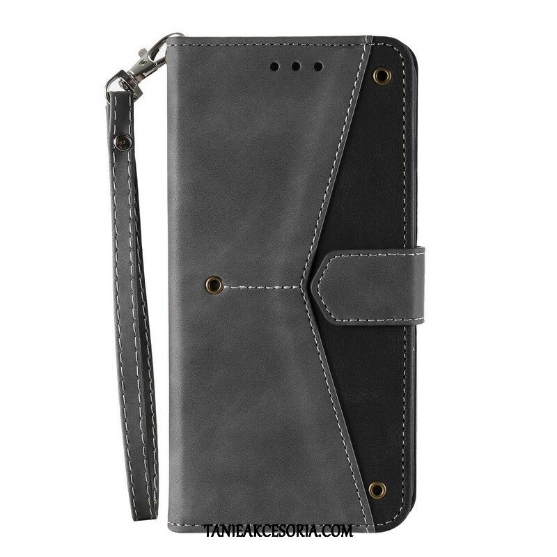 Etui Folio do OnePlus Nord 2 5G Szwy W Dotyku