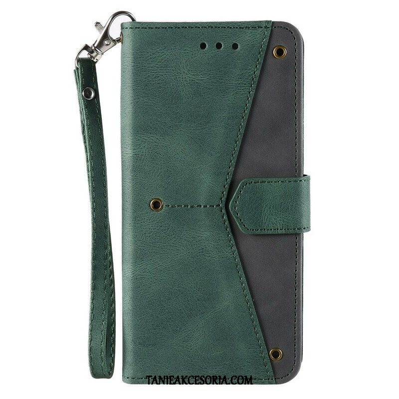 Etui Folio do OnePlus Nord 2 5G Szwy W Dotyku