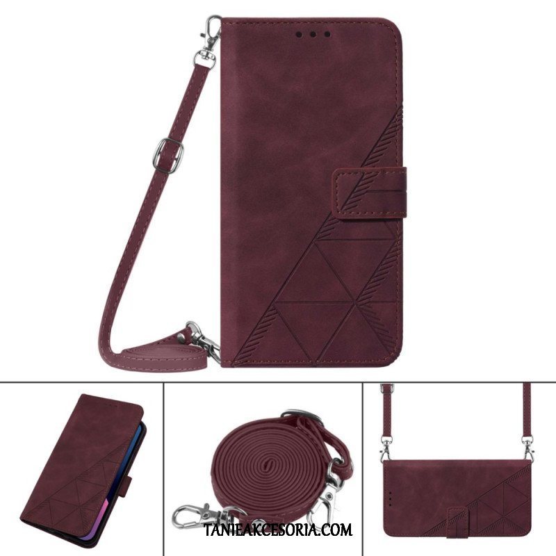 Etui Folio do OnePlus Nord 2T 5G Trójkąty Barkowe