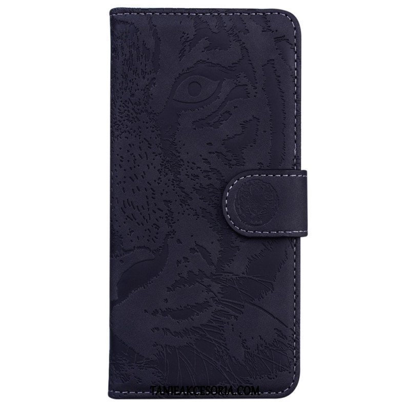 Etui Folio do OnePlus Nord 2T 5G Wzór Tygrysa