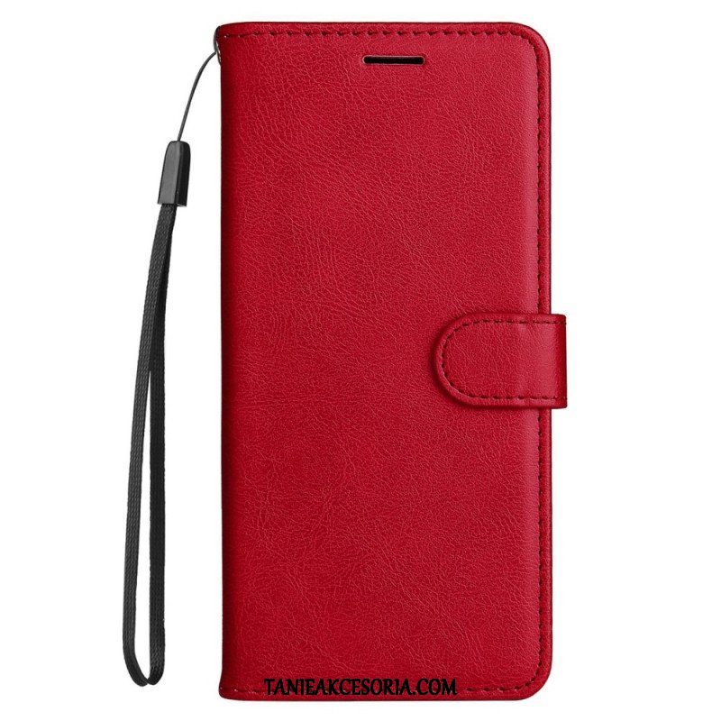 Etui Folio do OnePlus Nord 2T 5G z Łańcuch Etui Na Karty Ze Sztucznej Skóry