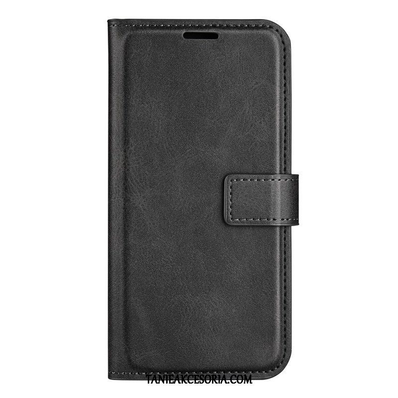 Etui Folio do OnePlus Nord CE 2 5G Garbowana Sztuczna Skóra