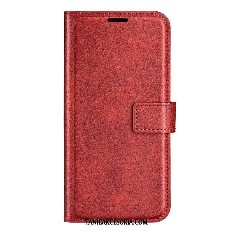 Etui Folio do OnePlus Nord CE 2 5G Garbowana Sztuczna Skóra