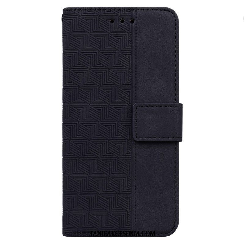 Etui Folio do OnePlus Nord CE 2 5G Przeszycia Ze Sztucznej Skóry