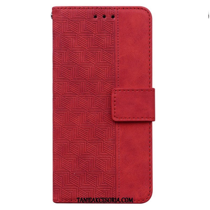 Etui Folio do OnePlus Nord CE 2 5G Przeszycia Ze Sztucznej Skóry