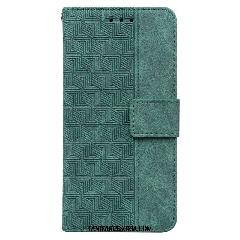 Etui Folio do OnePlus Nord CE 2 5G Przeszycia Ze Sztucznej Skóry