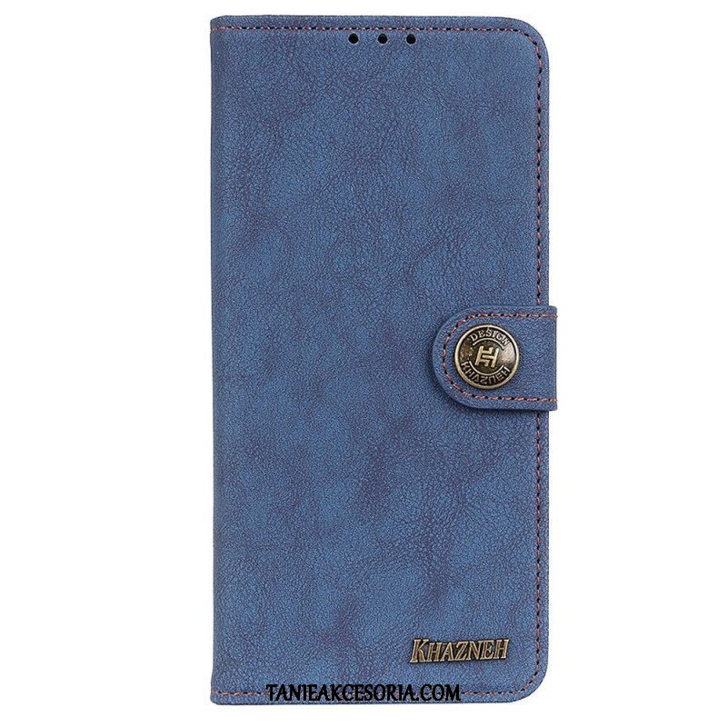 Etui Folio do OnePlus Nord CE 2 Lite 5G Skórzana Dwoina Vintage Khazneh