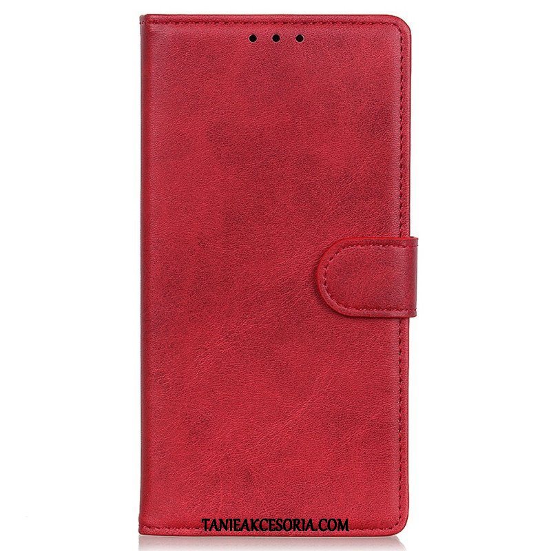 Etui Folio do OnePlus Nord CE 3 Lite 5G Matowa Sztuczna Skóra