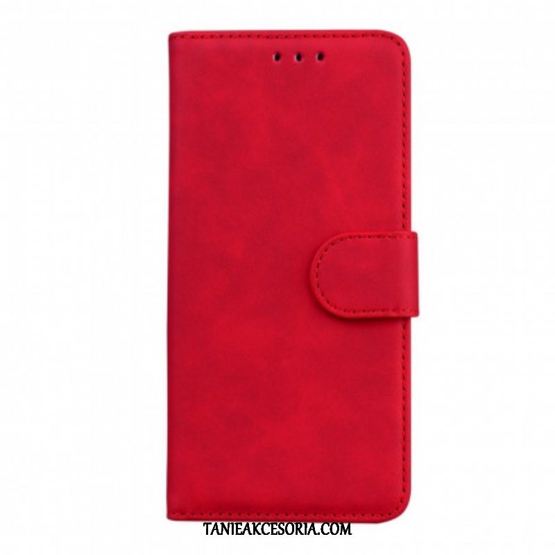 Etui Folio do OnePlus Nord CE 5G Monochromatyczny Efekt Skóry