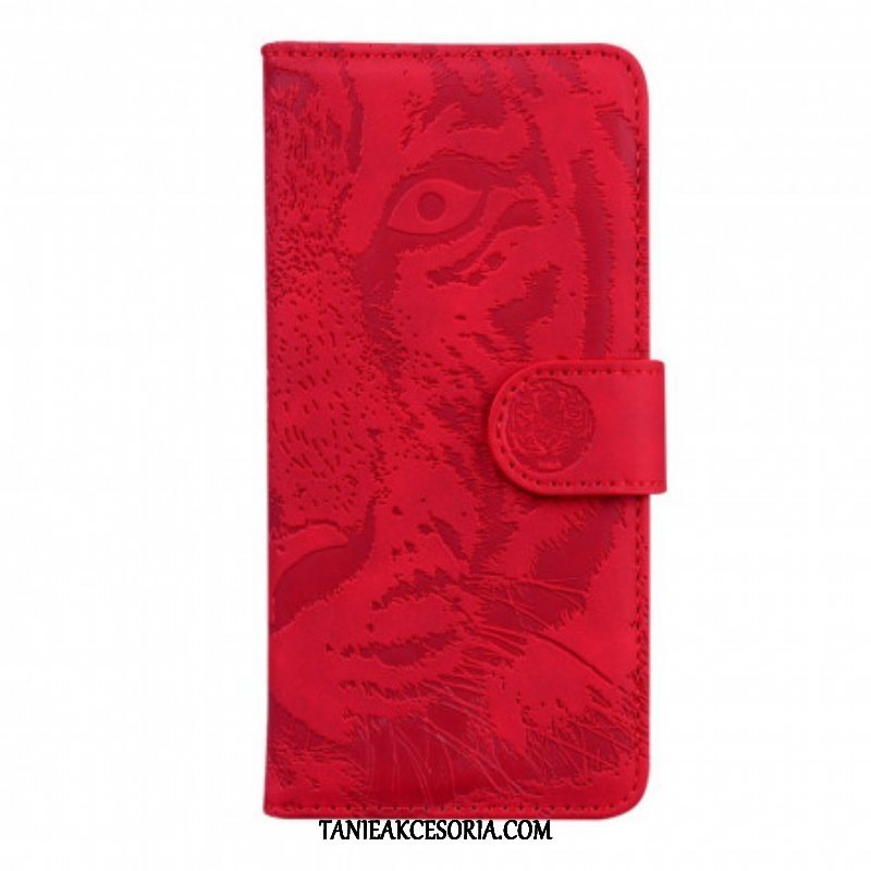 Etui Folio do OnePlus Nord CE 5G Nadruk Twarzy Tygrysa