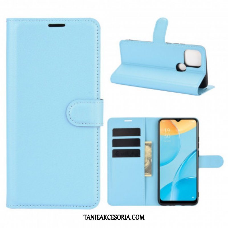 Etui Folio do Oppo A15 Klasyczny