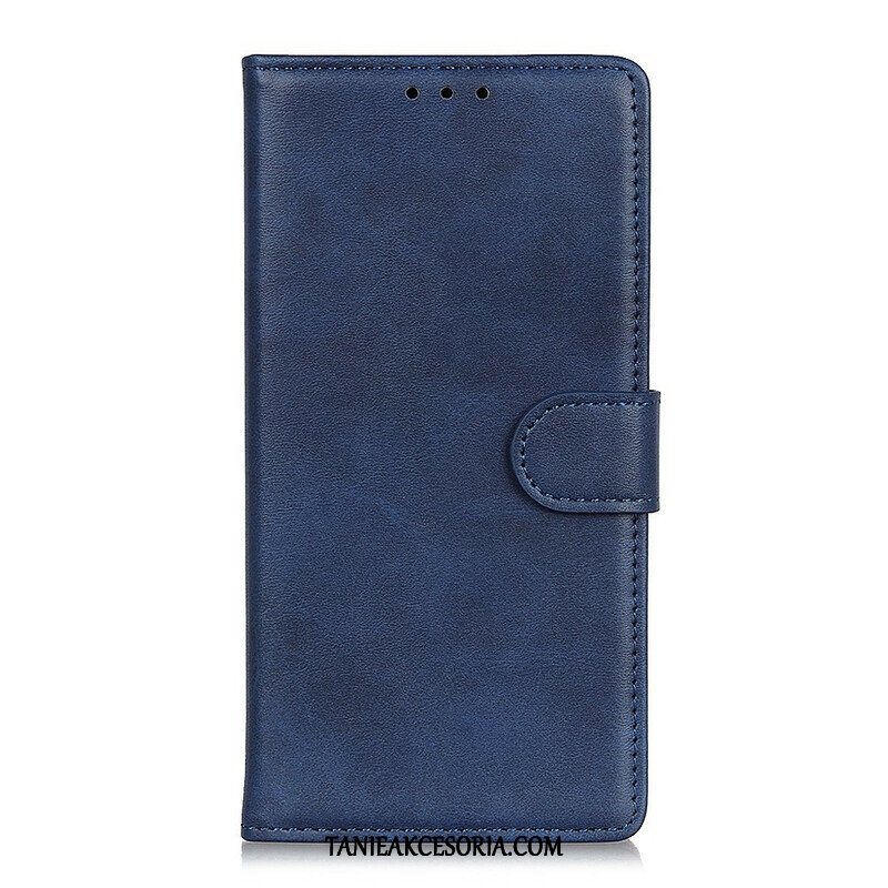 Etui Folio do Oppo A16 / A16s Retro Matowy Efekt Skóry