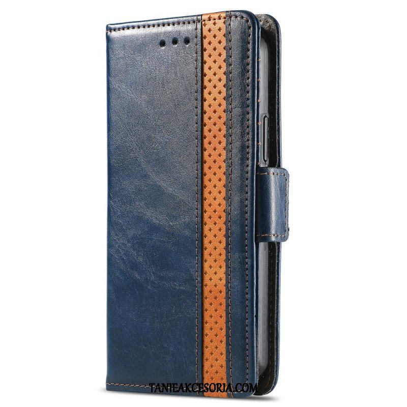 Etui Folio do Oppo A54 5G / A74 5G Dwukolorowe Podwójne Zapięcie