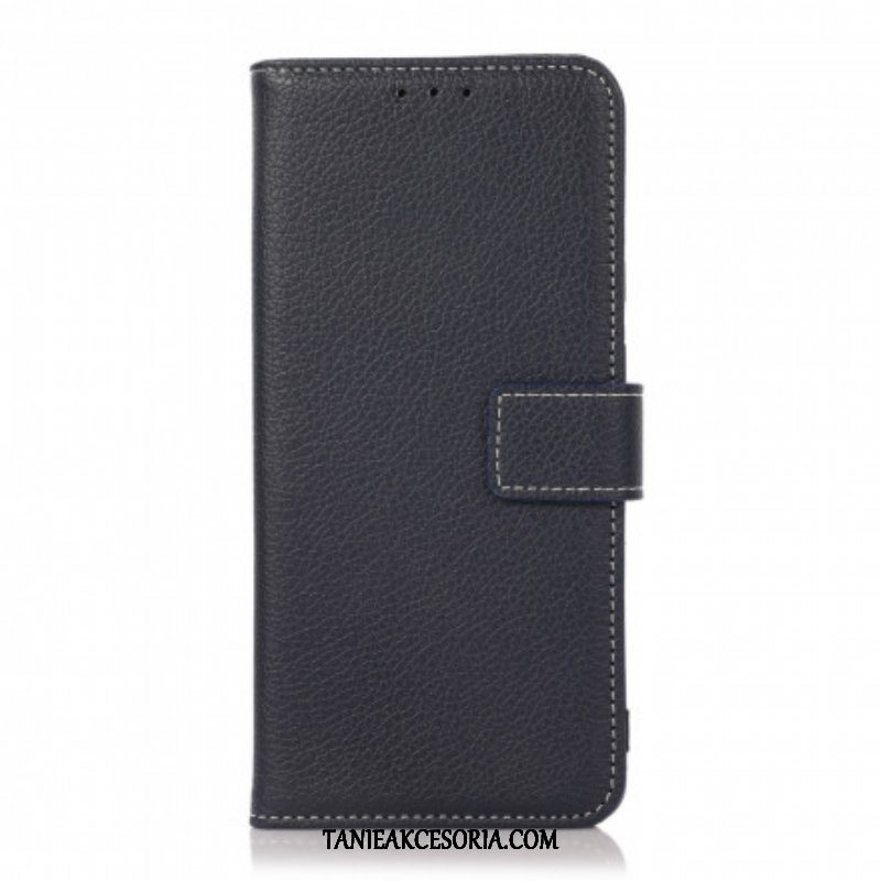 Etui Folio do Oppo A54 5G / A74 5G Tekstura Liczi