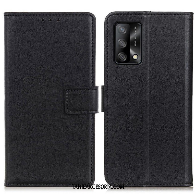 Etui Folio do Oppo A74 4G Zwykła Sztuczna Skóra