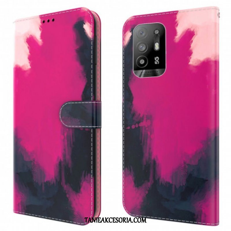 Etui Folio do Oppo A94 5G Akwarela