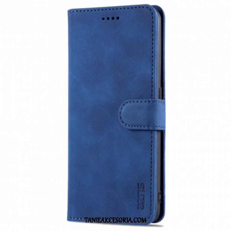 Etui Folio do Oppo A94 5G Efekt Skóry Azns