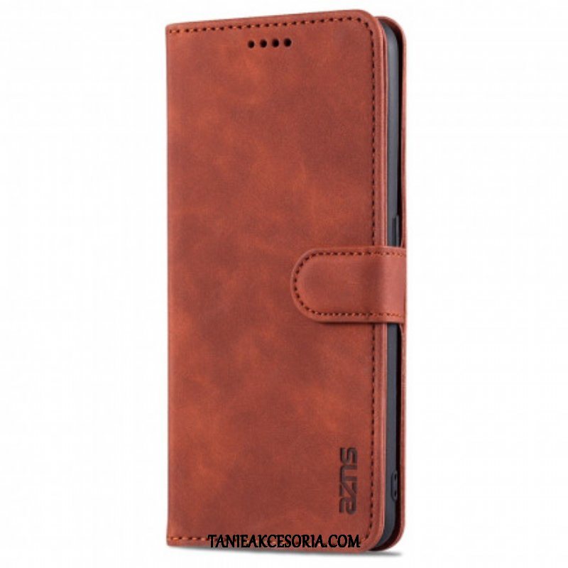 Etui Folio do Oppo A94 5G Efekt Skóry Azns