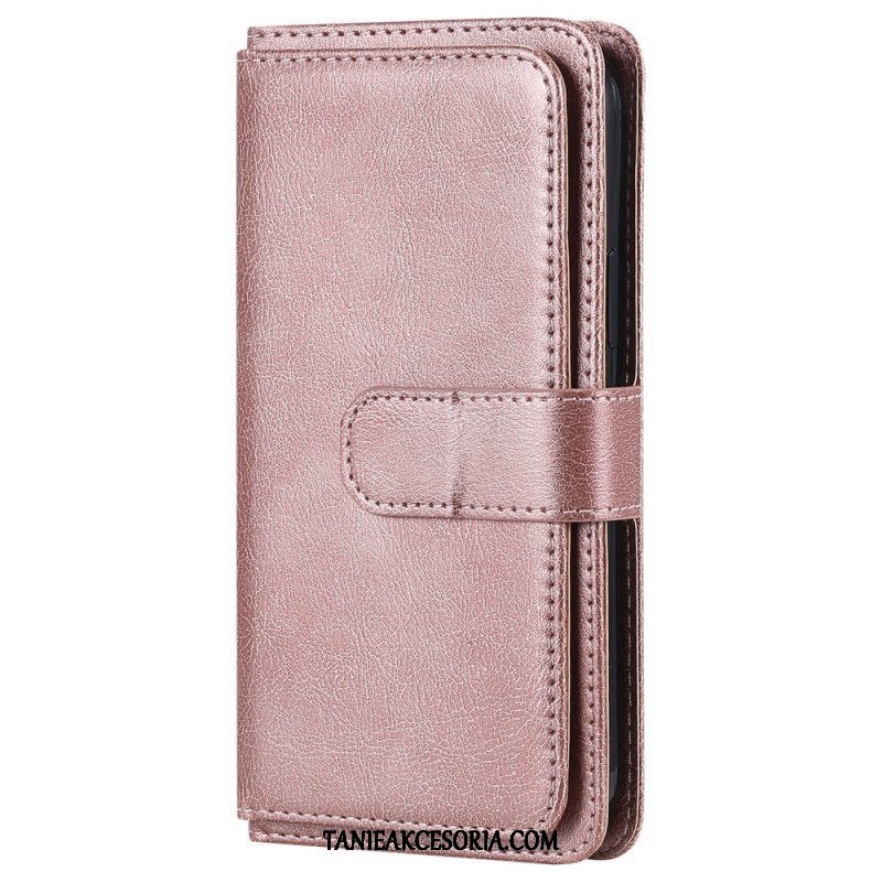 Etui Folio do Oppo A94 5G Etui Na Karty Ze Sztucznej Skóry