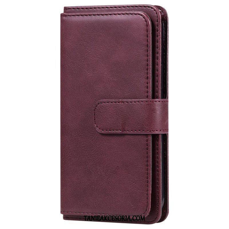 Etui Folio do Oppo A94 5G Etui Na Karty Ze Sztucznej Skóry