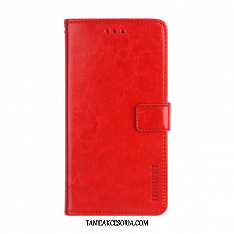 Etui Folio do Oppo A94 5G Imitacja Skóry Idewei