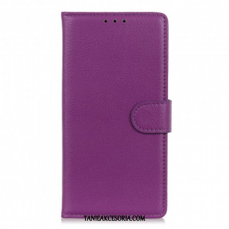 Etui Folio do Oppo A94 5G Sztuczna Skóra Liczi