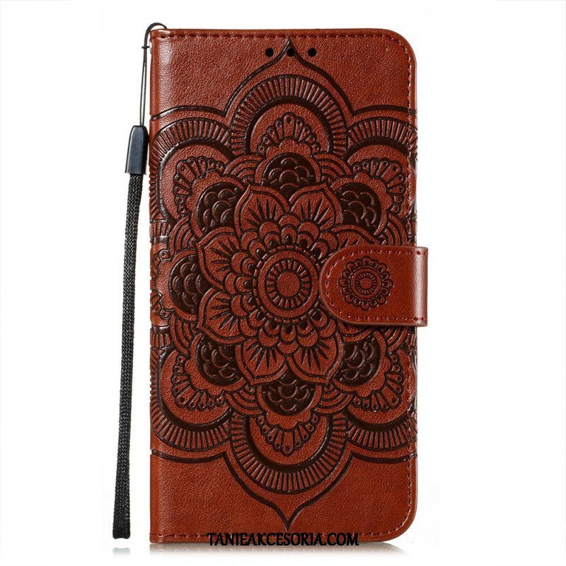 Etui Folio do Oppo Find X3 Neo z Łańcuch Mandala Z Pełnym Paskiem