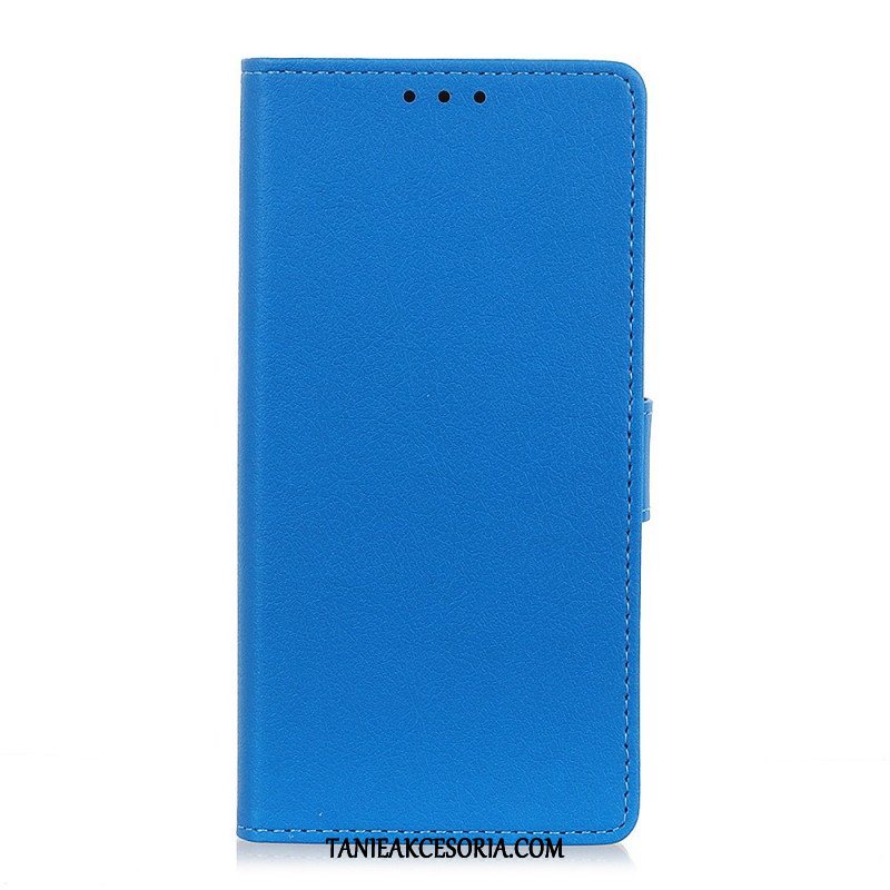 Etui Folio do Oppo Find X5 Lite Klasyczny Efekt Skóry