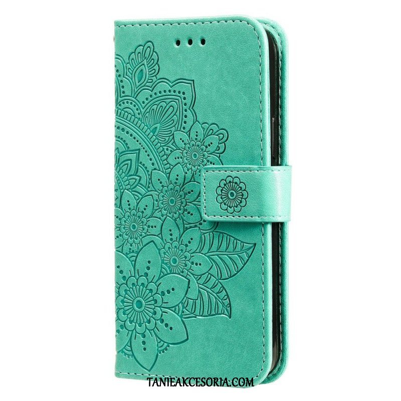 Etui Folio do Oppo Find X5 Lite Mandala Ze Smyczą