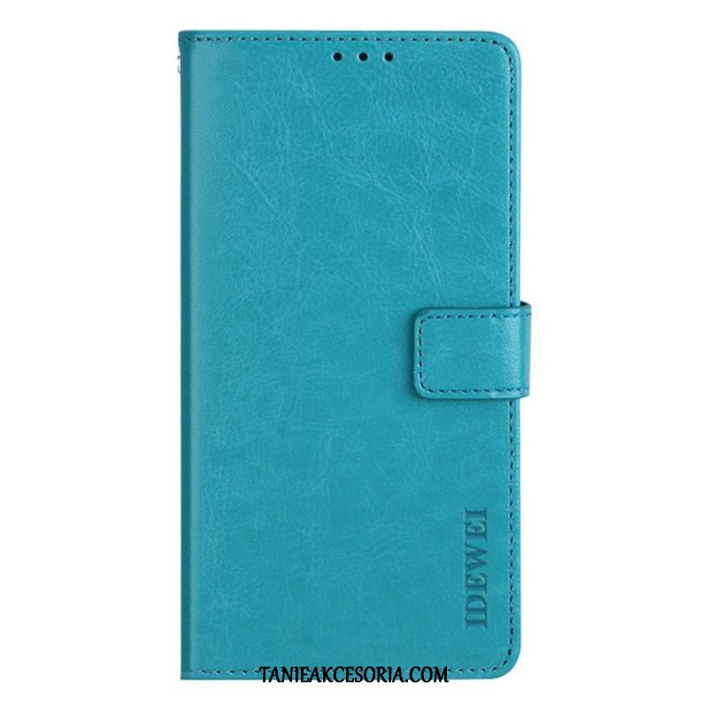 Etui Folio do Oppo Find X5 Lite Sztuczna Skóra Idewei W Stylu Vintage