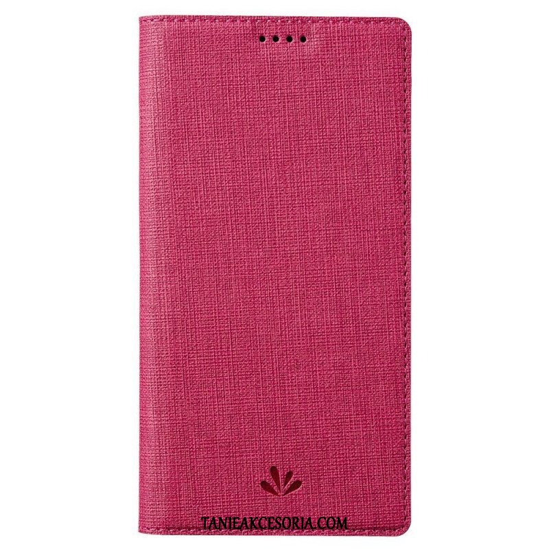 Etui Folio do Oppo Find X5 Pro Vili Tekstura Tkaniny