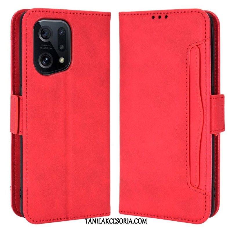 Etui Folio do Oppo Find X5 Wielokartowa Klasa Premier