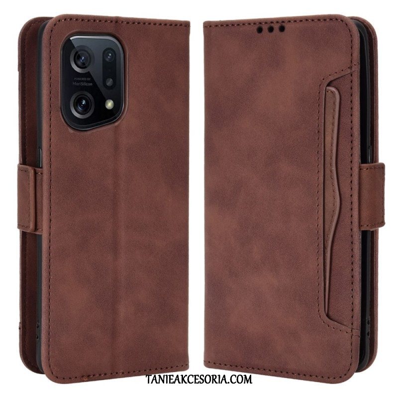 Etui Folio do Oppo Find X5 Wielokartowa Klasa Premier