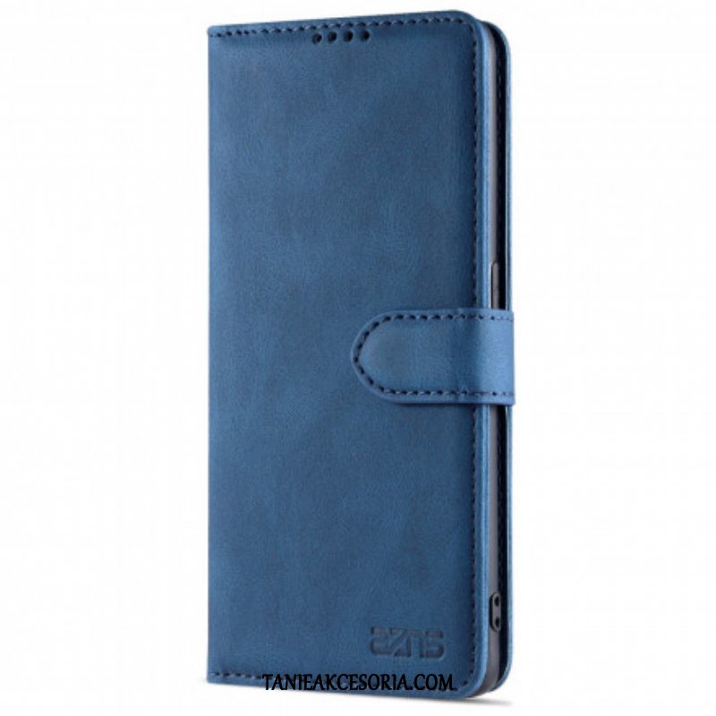 Etui Folio do Oppo Reno 6 5G Azns Couture Z Efektem Skóry