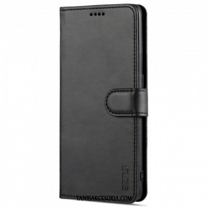 Etui Folio do Oppo Reno 6 5G Efekt Skóry Azns