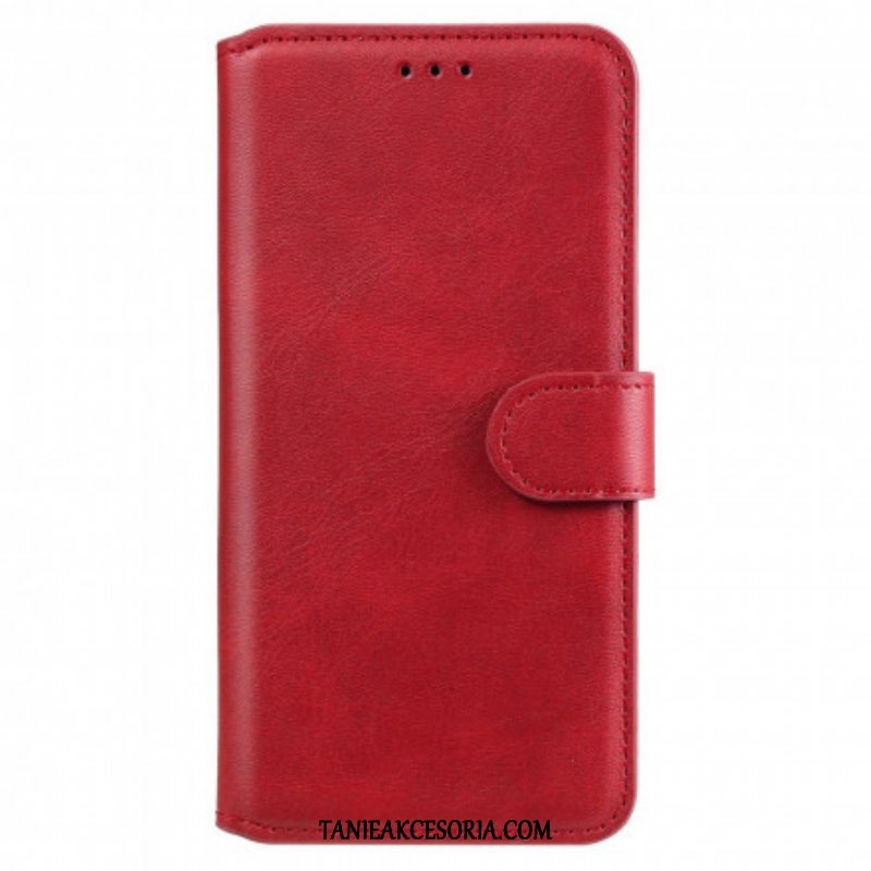 Etui Folio do Oppo Reno 6 5G Jednolity Kolor