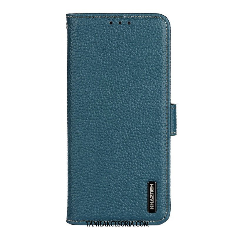 Etui Folio do Oppo Reno 7 Khazneh Skóra Liczi