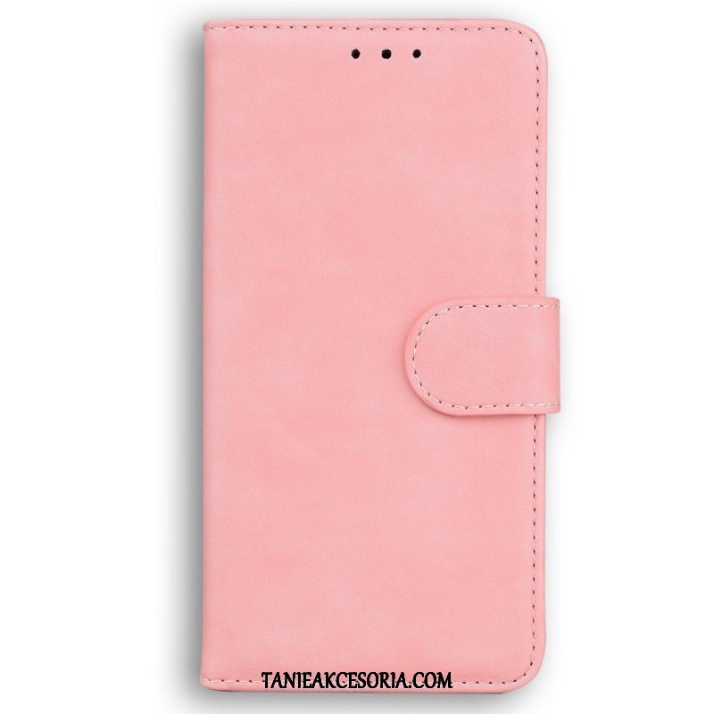 Etui Folio do Oppo Reno 8 Skórzany Efekt Couture