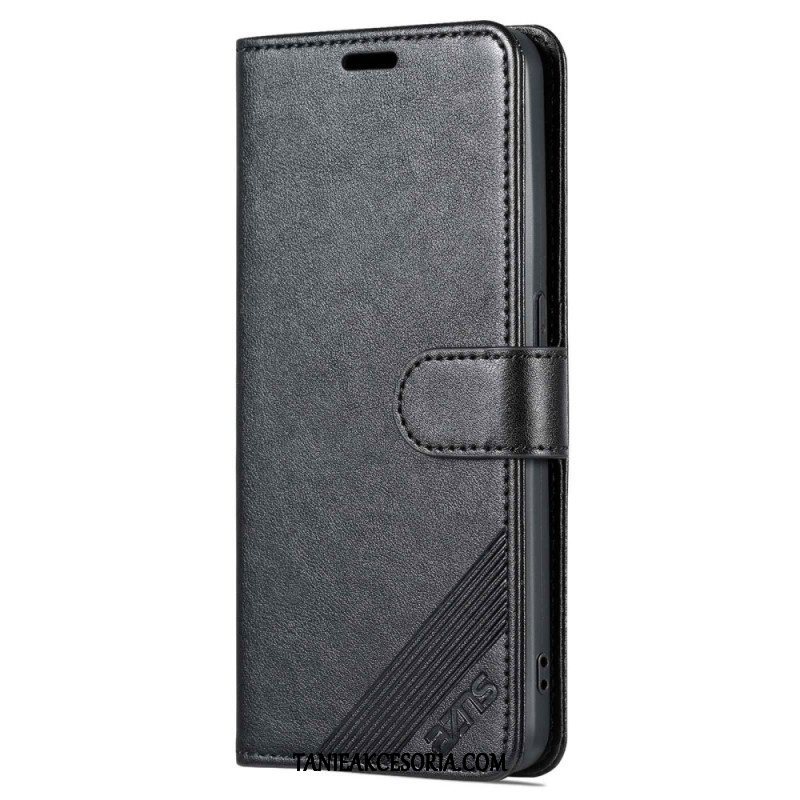 Etui Folio do Oppo Reno 8 Sztuczna Skóra Azns