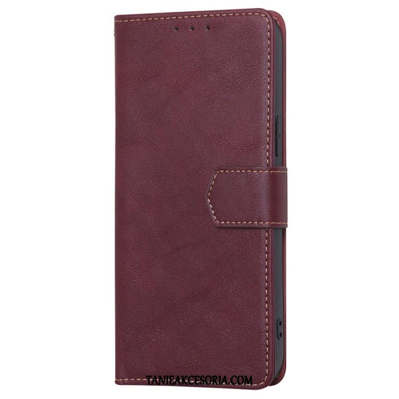 Etui Folio do Poco F4 GT Rfid W Stylu Vintage Ze Skóry