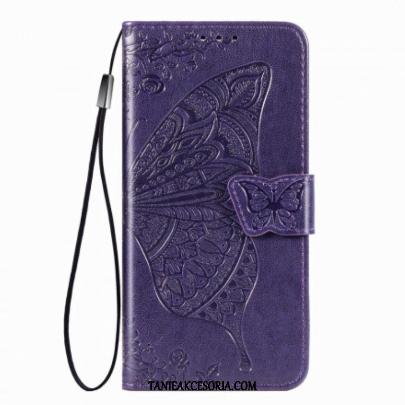 Etui Folio do Poco M3 Motyl W Połowie Azteków