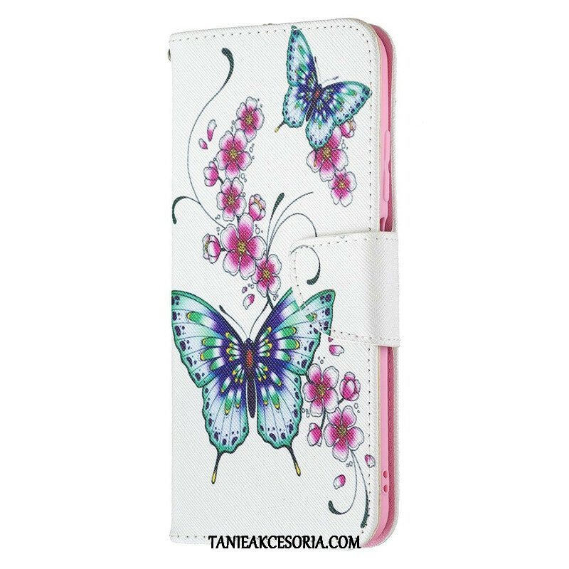 Etui Folio do Poco M3 Pro 5G Cudowne Motyle