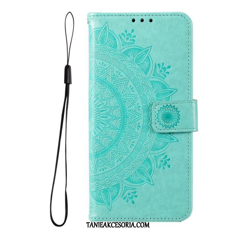 Etui Folio do Poco M4 Pro 5G Mandala Słońca