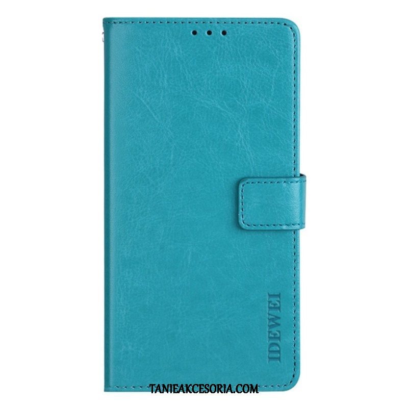 Etui Folio do Poco X4 Pro 5G Imitacja Skóry Idewei