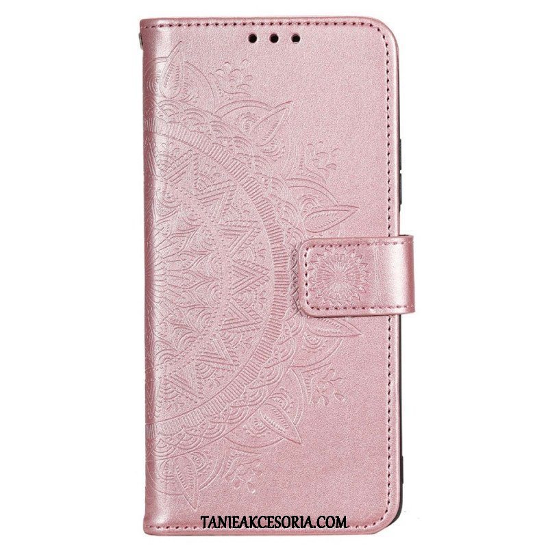 Etui Folio do Poco X4 Pro 5G Mandala Sun Ze Smyczą