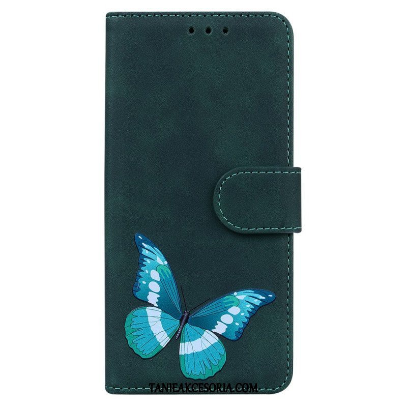 Etui Folio do Poco X4 Pro 5G Nadruk Motyla