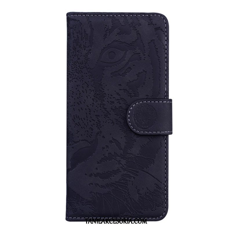 Etui Folio do Poco X4 Pro 5G Nadruk Tygrysa