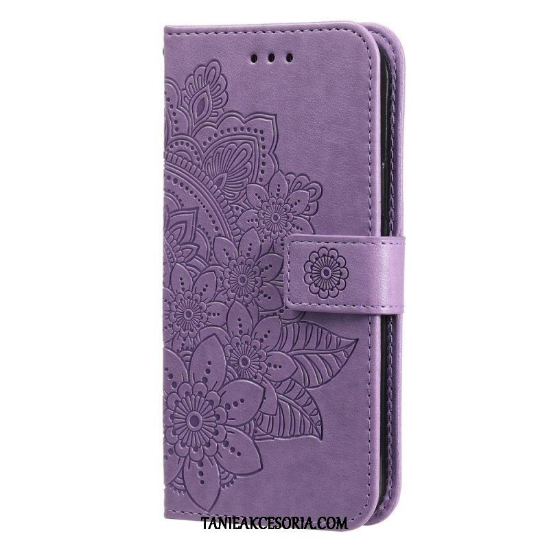 Etui Folio do Poco X4 Pro 5G z Łańcuch Paskowata Mandala